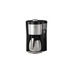 Melitta Filter Coffee Machine, Look V Therm Perfection Model, Stainless Steel, Black, Art.No. 1025-16