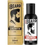 VegHerbs Beard & Hair Growth Oil, 50ml | Natural Hair Oil for Thicker & Longer Beard | Beard Oil for Uneven, Patchy & Fast Beard Growth | Growth Oil for Stronger & Fuller Beard Hair