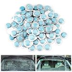 Car Solid Glass Washer, Car Windscreen Wiper Cleaning Washer Solid Glass Water Effervescent Tablet Windshield Cleaner(100pcs)