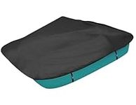 LDIW Pedal Boat Cover for Outdoor, Fits 3-5 Person Up to 112.5"L x 65"W Paddle Boat, Waterproof and UV Protection Pedal Boat Covers with a Storage Bag,Black