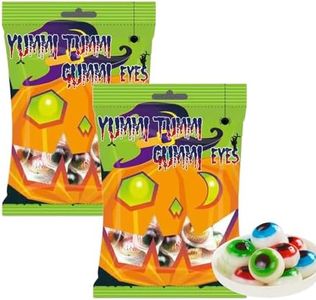 Fusion Select 2 Pack Halloween Eyeball Gummy Candy Spooky Gummies Candy Food Snacks - Creepy Party Bag Favors For Trick Or Treat - Scary Novelty Chewy Bites