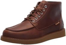 Timberland Men's Newmarket Mid Lace Up Chukka Boot, Rust Nubuck, 9