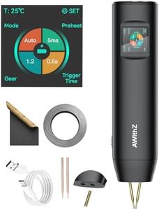 Handheld 18650 Battery Spot Welder with 1.5" LCD Display, AWithZ 99 Adjustable Levels, Auto/Manual Modes, 7-Language UI - Portable DIY Welding Tool for Lithium Battery Packs (H2)