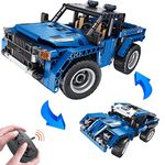 Dimple 2-in-1 Remote Control Building Toy - STEM Toys for 6-12 Year Old Kids - Educational Race Car Truck Toys for Boys & Girls - 353-Piece Learning Construction Kit Birthday Gift for Kids