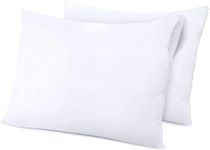 Utopia Bedding Waterproof Zippered Pillow Protectors (50 x 75 cm) - Pack of 2 - Anti Bed Bug and Dust Mite Proof Pillow Encasement