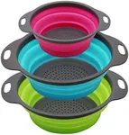 Qimh Collapsible Colander Set of 3 