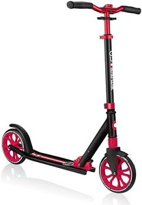 GLOBBER NL 205 Roller – Tretroller Kinder ab 8 Jahre - Scooter 205 mm - ABEC 7 – höhenverstellbar – schwarz-rot