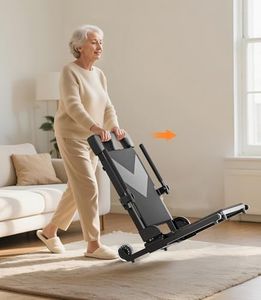 VOCIC Electric Chair Lift with Large Wheels, Ultra-Compact Chair Lift with T-Stabilized Base, Easy Mobility Design for Women & Seniors, Helps Stand from Floor, Supports 350 LBS, AX25