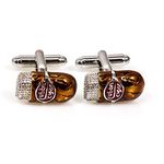 Cigar Cufflinks with a Presentation Gift Box