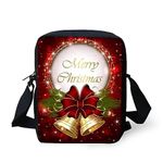 Belidome Christmas Bell Gifts for Her Crossbody Bag Waterproof School Work Bags