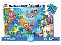 Frank Underwater Adventure Giant Floor Jigsaw Puzzle (24 Cardboard Pieces) for Preschool Kids - Fun & Challenging Brain Booster Games - for Focus and Memory | Age 3 Years Old & Above - 15308