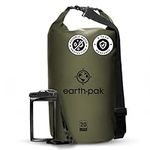 Earth Pak -Waterproof Dry Bag - Roll Top Dry Compression Sack Keeps Gear Dry for Kayaking, Beach, Rafting, Boating, Hiking, Camping and Fishing with Waterproof Phone Case