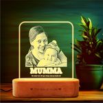 ZOCI VOCI Mother's Day Gifts - Customised Gift for Mom - Personalized Engraved Lamps, Photo Frames, Caricatures & More - Unique & Creative Gifting Ideas for Mummy. (Eternal Need)