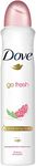 Dove Deodorant For Women, Antiperspirant Body Spray For Long Lasting Odour Protection, Skin Friendly Deo, Alcohol Free, Paraben Free, 250 ml (Pomegranate)