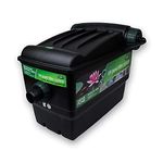 Blagdon 9W Mini-Pond 6-Stage Box Filter 12000 Litre Model with UV Clarifier Light, for Ponds Up-to 12,000 Litres, Black