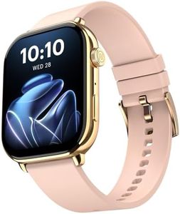 Noise Pulse 4 Max Smart Watch with AI Create (India's 1st Ever with Unlimited Watch Faces), AI Search, 1.96" AMOLED Display, Functional Crown, Premium Metallic Finish, Health Suite (Rose Pink)