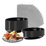 40pcs Fast Food Baskets with 50pcs Grease-Proof Paper, Reusable Bread Baskets, Restaurant Baskets, Bread Fries Baskets Serving Tray Snack Baskets for Popcorn Chips Hot Dogs Chicken Burgers Sandwiches