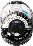 Sekonic L-208 Twin Mate Light Meter (Black/White)