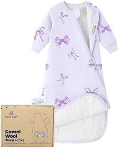 KaiyaBaby Organic Cotton Baby Sleep Sack, Long Sleeve 2.5 TOG, 6-18M