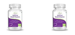 Natures Velvet Natural Multivitamins, Minerals and Antioxidants 60 Veg Capsules -BUY 1 GET 1 FREE