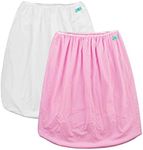 ALVABABY Reusable Diaper Pail Liner for Cloth Diaper Laundry Kitchen Garbage Cans 2 Pack White and Pink PL-B0918