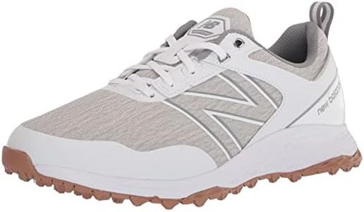 New Balance Men's Fresh Foam Contend Golf Shoe, White, 10 Wide