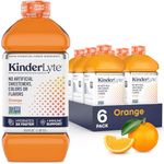 Kinderlyte | Pediatric Electrolyte Solution | Doctor-Formulated for Rapid Rehydration | No Artificial Sweeteners, Colors or Flavors | Kid-Friendly Taste (Orange, 6-Pack)
