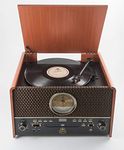 GPO Chesterton Record Player, CD Player, USB, FM Radio, Cassette Player, AUX IN, Built-in Speakers