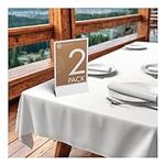 WEALUXE White Table Cloths for 6 Fo
