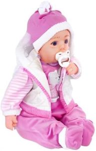 BiBi Doll 20-Inch Baby Girl Doll – Realistic Soft Toy