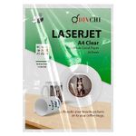 DIVCHI A4 LaserJet Papers Waterslide Decal Paper Laser Printer Printable Water Transfer Sheets For Mugs Tumblers & DIY Glasses (20 Sheet) Clear