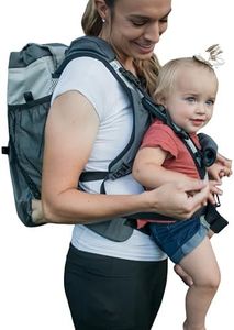 Hatcher Packs 2 in 1 Diaper Bag, Backpack & Baby Carrier, Hiking Backpack Multifunction Travel Bag, Laptop Backpack, Maternity Baby Bag, 40L Capacity, Waterproof and Stylish, Koala Grey