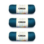 Caron Simply Soft Pagoda Yarn - 3 Pack of 170g/6oz - Acrylic - 4 Medium (Worsted) - 315 Yards - Knitting/Crochet