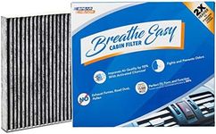 Spearhead Odor Defense Breathe Easy AC & Heater Cabin Filter | Fits Various 2009-2024 Acura/Honda Like OEM | Up to 25% Longer Lasting w/Activated Carbon (BE-182)