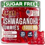 Ashwagandha Gummies for Women & Men - Natural Calm Gummies with Ashwagandha Root Extract Vitamin C Zinc - Ashwagandha Herbal Supplement for Sleep Stress Balance - 60 Vegan Sugar Free Chews