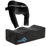 Brazilian Butt Lift Pillow After Surgery - Dr. Approved BBL Recovery Pillow w/Back Support Cushion for Post-Op Sitting + Cover Drawstring Bag | Comfortable & Easy to Carry for Home