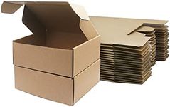 Corrugated Cardboard Shipping Boxes, 208x130x68mm Small Parcel Boxes, Packaging Mailing Boxes for Business, Posting, Small Packet Shipping, Storing or Gift(Pack of 25)