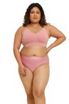 Van Heusen Women Cotton Minimizer Bra - Wireless, Non Padded, Full Coverage_22011_Old Rose_38DD