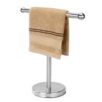 Towel Stand For Bathroom Floor Brushed Nickel