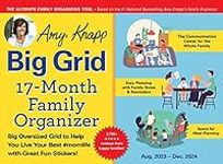 2024 Big Grid Family Wall Calendar: