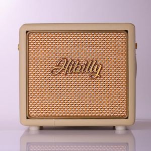 15 Watt Bass Amplifier Retro Bass- Compact and Powerful Amp for Professional Performances and Practice Sessions - White Creaman 15