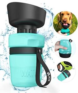 petnf Dog Water Bottle Reversible & Lightweight Dog Water Dispenser,Expandable Food Grade Silicone Portable Pet Water Bottle with Dog Water Bowl,Convenient Travel Dog Water BPA Free 18 OZ