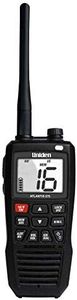 Uniden Atlantis 275 Handheld Two-Way VHF Marine Radio, Floating IPX8 Submersible Waterproof, Large Dual-Color Screen, 6-Watt, All USA/International/Canadian Marine Channels, NOAA Weather Alerts