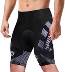 Men's Cycling Shorts Padded Bicycle Underwear Mountain Biking Bike Short Pants US Small Gray