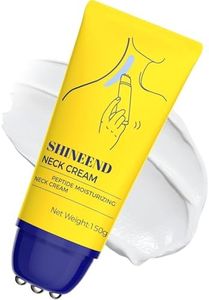 Neck Firming Cream with Roller, Tightening and Lifting Neck & Chest Cream for Crepey Skin, Anti Aging Wrinkle Moisturizer - 5.29 Fl Oz