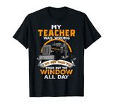 Funny Trucker Truck Driver Trucking Dads Father Mens T-Shirt