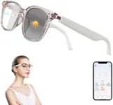 Tulbeys AI Translator Smart Glasses, Real-Time Translation(160+ Languages), AI Noise Reduction with Photochromic Lenses, Open-ear Bluetooth Audio Glasses, Lightweight Design for Travel & Business