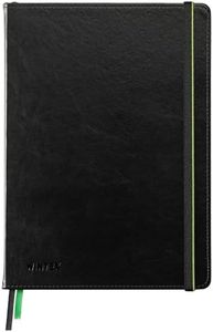 WINTEX Bullet Journal Puntinato - Quaderno Puntinato A4 con Copertina Rigida - Taccuino A4 con 96 Pagine Bianche Perforate - Notebook per Appunti per Ufficio e Uso Personale - Nero