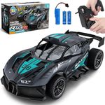 Remote Control Car, 2.4Ghz 1/18 Scale Model Racing Car Toys, RC Car for Kids and Boys Age 3 4 5 6 7 8 Years Old, Hobby RC Cars Toys Birthday Gifts for 3 4 5 6 7 8-12 Year Old Boys -Blue