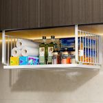 TAILI Under Shelf Basket, Hanging Storage Baskets for Efficient Kitchen and Cabinet Storage - Hanging Organizer Racks, Slide-in Design for Pantry, Desk, and Bookshelf. Stylish Storage Solution(XL)